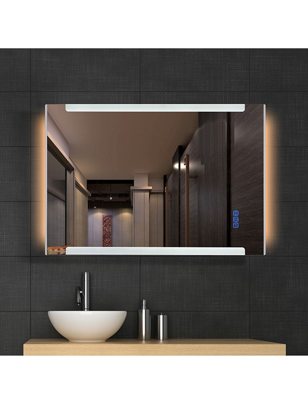 Oglinda de baie LED de 95 cm cu lumina